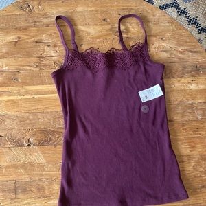 NWT small AEROPOSTALE seriously soft perfect lace cami